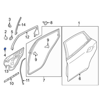 Infiniti OE - Rear Door Plug