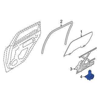 Infiniti OE - Rear Left Window Motor