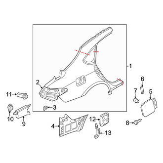Infiniti OE - Quarter Panel & Components