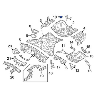 Infiniti OE - Spare Tire Stud