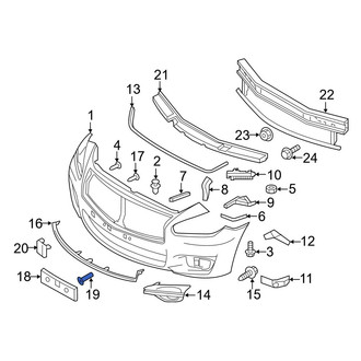 Infiniti OE - Front License Plate Bracket Screw