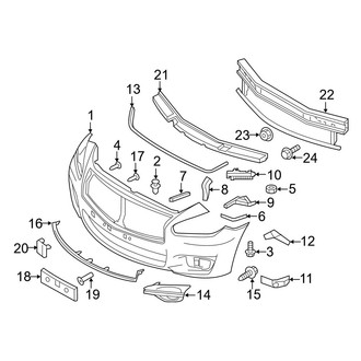 Infiniti OE - Front Bumper & Grille - Bumper & Components