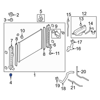Infiniti OE - Lower Radiator Insulator