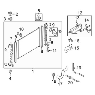 Infiniti OE - Cooling - Radiator & Components (5.6)