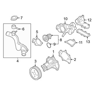 Infiniti OE - Cooling - Water Pump (5.6)