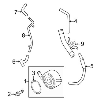 Infiniti OE - Cooling - Oil Cooler (5.6L)