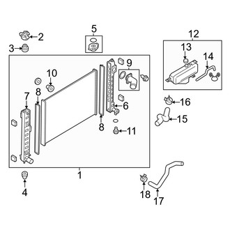 Infiniti OE - Cooling - Radiator & Components (Hybrid)