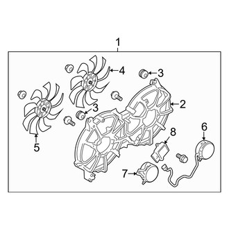 Infiniti OE - Cooling Fan (Hybrid)