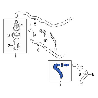 Infiniti OE - HVAC Heater Hose