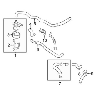 Infiniti OE - Air Conditioner & Heater - Heater Components (Pump & Components), (Hybrid)