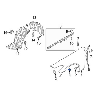 Infiniti OE - Fender Clip