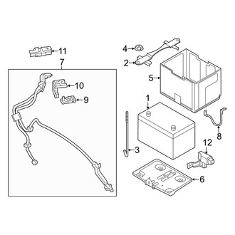 Infiniti OE - Electrical - Battery (Conventional), (3.7 / 5.6)