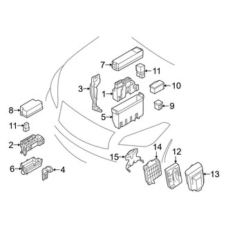 Infiniti OE - Electrical - Fuse & Relay (Engine Compartment), (3.7 / 5.6)