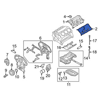 Infiniti OE - Left Engine Valve Cover Gasket