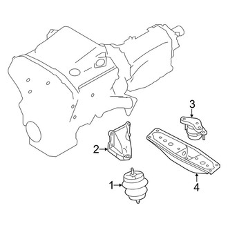 Infiniti OE - Engine & Transmission Mounting (RWD 3.7L)