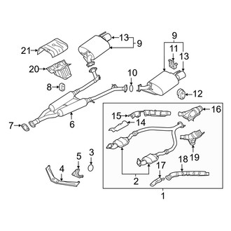 Infiniti OE - Exhaust System - Exhaust Components