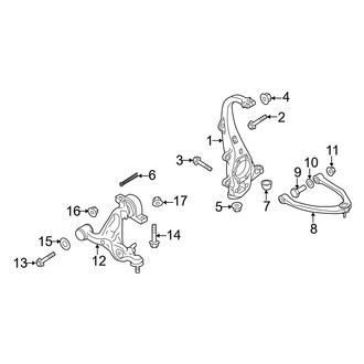 Infiniti OE - Front Suspension - Suspension Components (RWD)