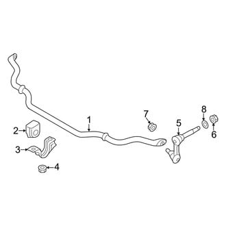 Infiniti OE - Front Suspension - Stabilizer Bar & Components (RWD)