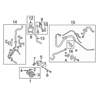 Infiniti OE - Steering Gear & Linkage - Pump & Hoses (3.7)
