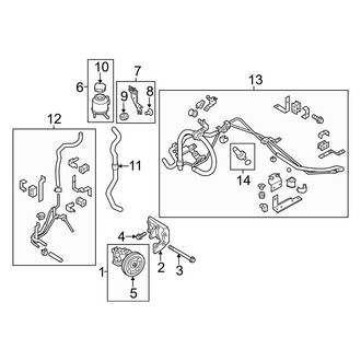 Infiniti OE - Steering Gear & Linkage - Pump & Hoses (5.6)