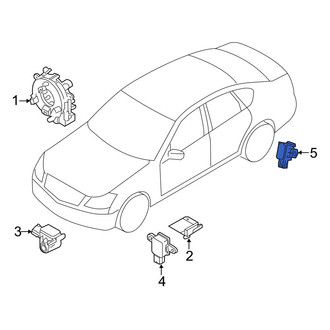 Infiniti OE - Rear Air Bag Impact Sensor