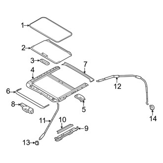 Infiniti OE - Roof - Sunroof