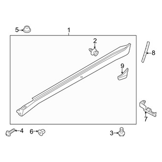 Infiniti OE - Pillars, Rocker & Floor - Exterior Trim