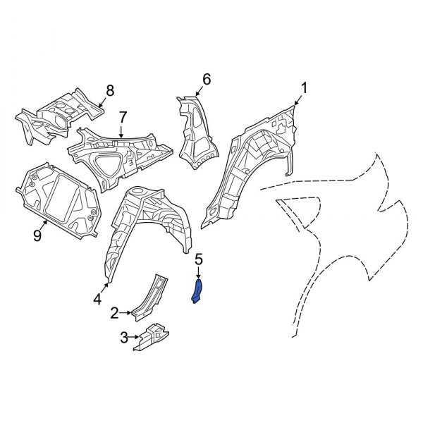 Wheel Housing Bracket