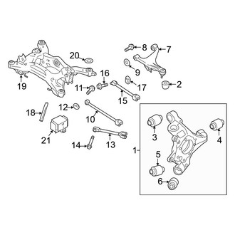 Infiniti OE - Rear Suspension - Suspension Components
