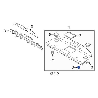 Infiniti OE - Upper Body B-Pillar Trim Panel Clip