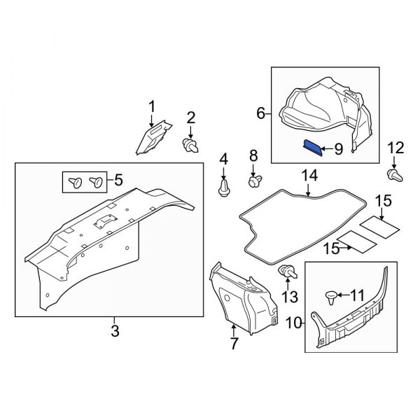 Trunk Floor Access Cover