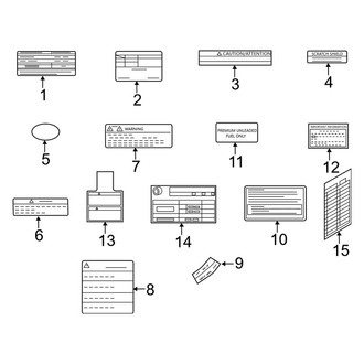 Infiniti OE - Information Labels - Labels