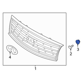 Infiniti OE - Grille Nut