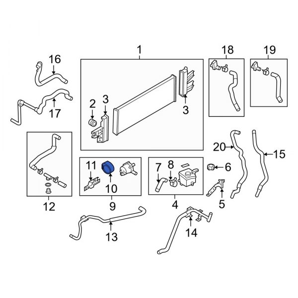 Drive Motor Inverter Cooler Water Pump Bracket