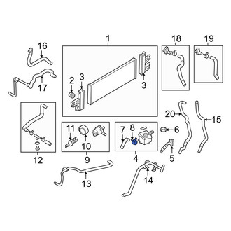 Infiniti OE - Drive Motor Inverter Radiator Hose Clamp