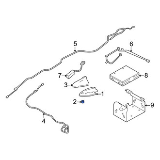 Infiniti OE - Radio Antenna Base Nut