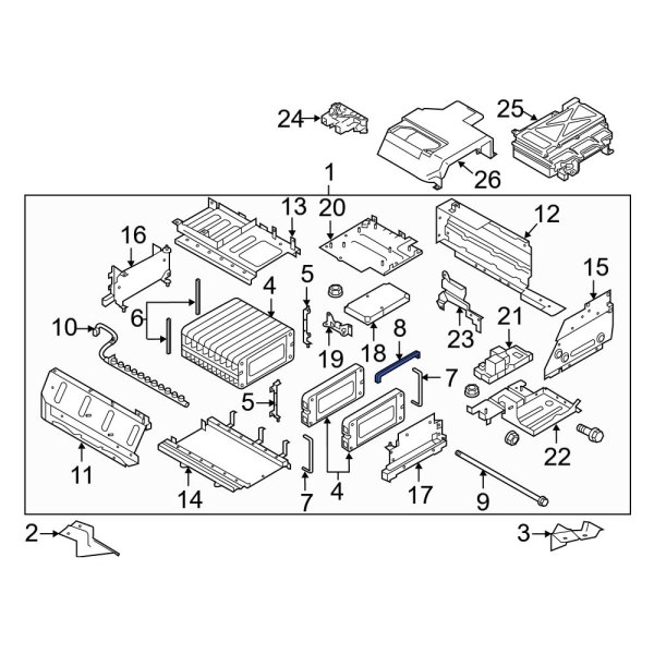 Drive Motor Battery Pack Gasket