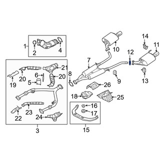 Infiniti OE - Front Exhaust Pipe Flange Gasket