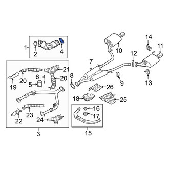 Infiniti OE - Front Exhaust Pipe Flange Gasket