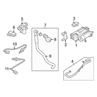 Infiniti OE - Emission System - Emission Components