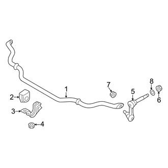 Infiniti OE - Front Suspension - Stabilizer Bar & Components