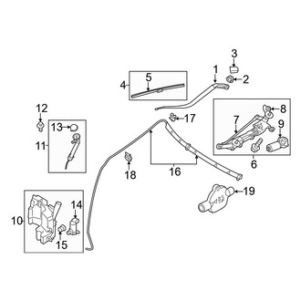 Infiniti OE - Windshield - Wiper & Washer Components