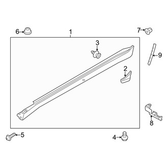 Infiniti OE - Pillars, Rocker & Floor - Exterior Trim