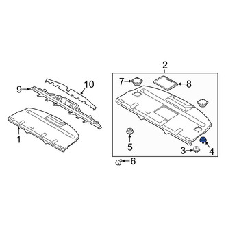 Infiniti OE - Package Tray Trim Clip