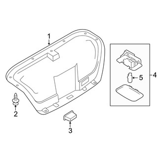 Infiniti OE - Trunk Lid - Interior Trim
