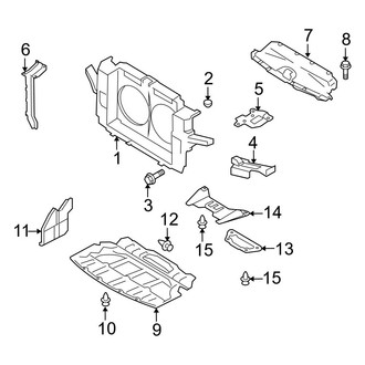 Infiniti OE - Radiator Support
