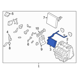 Infiniti OE - HVAC Heater Core