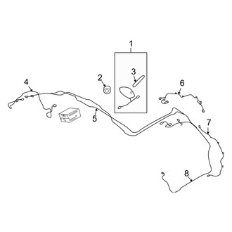Infiniti OE - Electrical - Antenna (With Bluetooth)