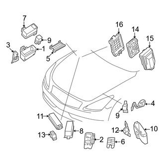 Infiniti OE - Electrical - Fuse & Relay (Engine Compartment)