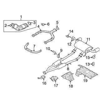Infiniti OE - Exhaust System - Exhaust Components